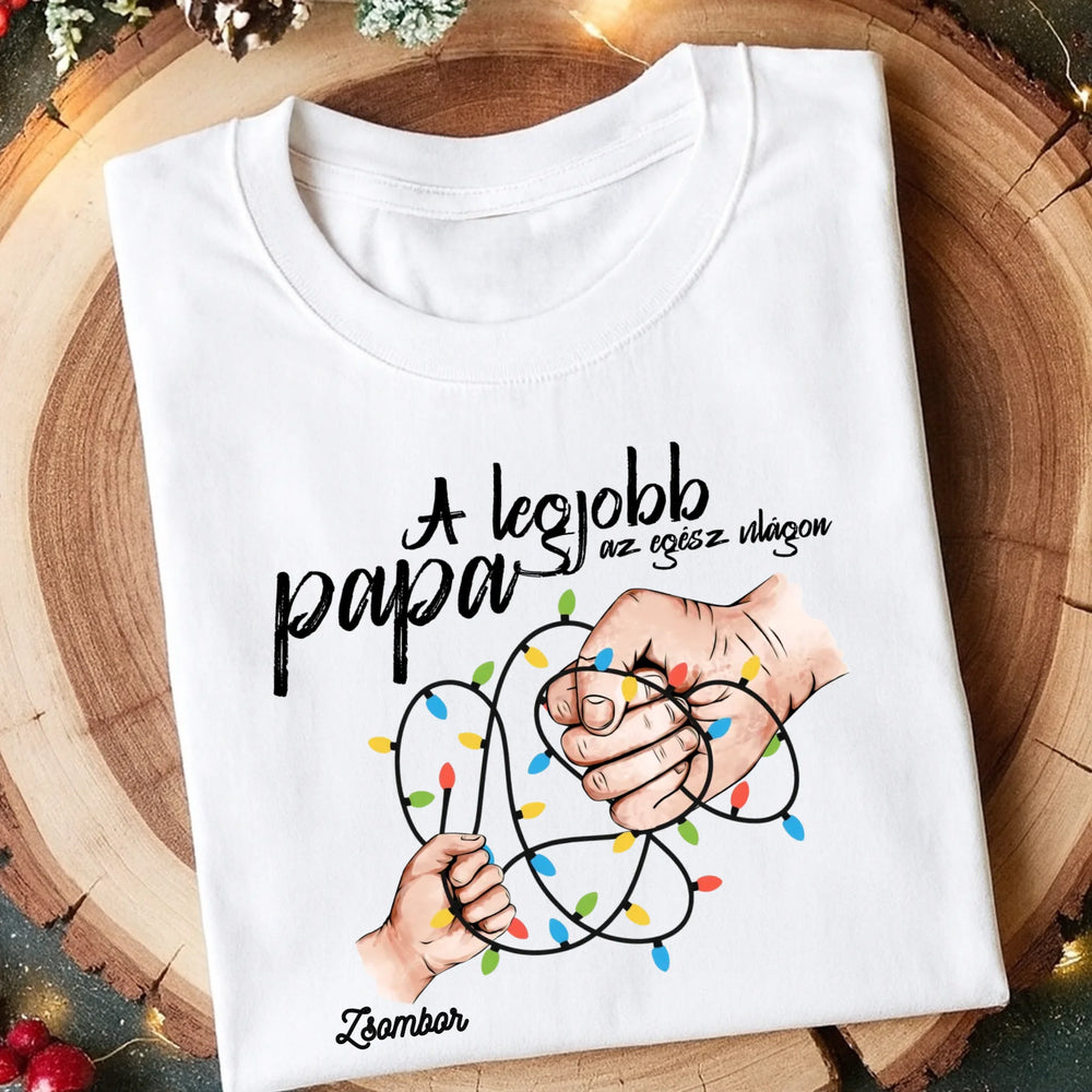 A legjobb papa póló - karácsonyi férfi póló