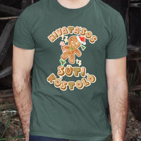 Hivatásos süti kostoló feliratú karácsonyi mintájú férfi póló