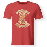 Hivatásos süti kostoló feliratú karácsonyi mintájú férfi póló