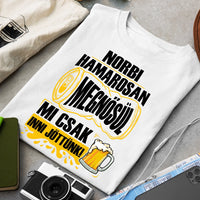 Hamarosan megnősül - egyedi neves legénybúcsú póló