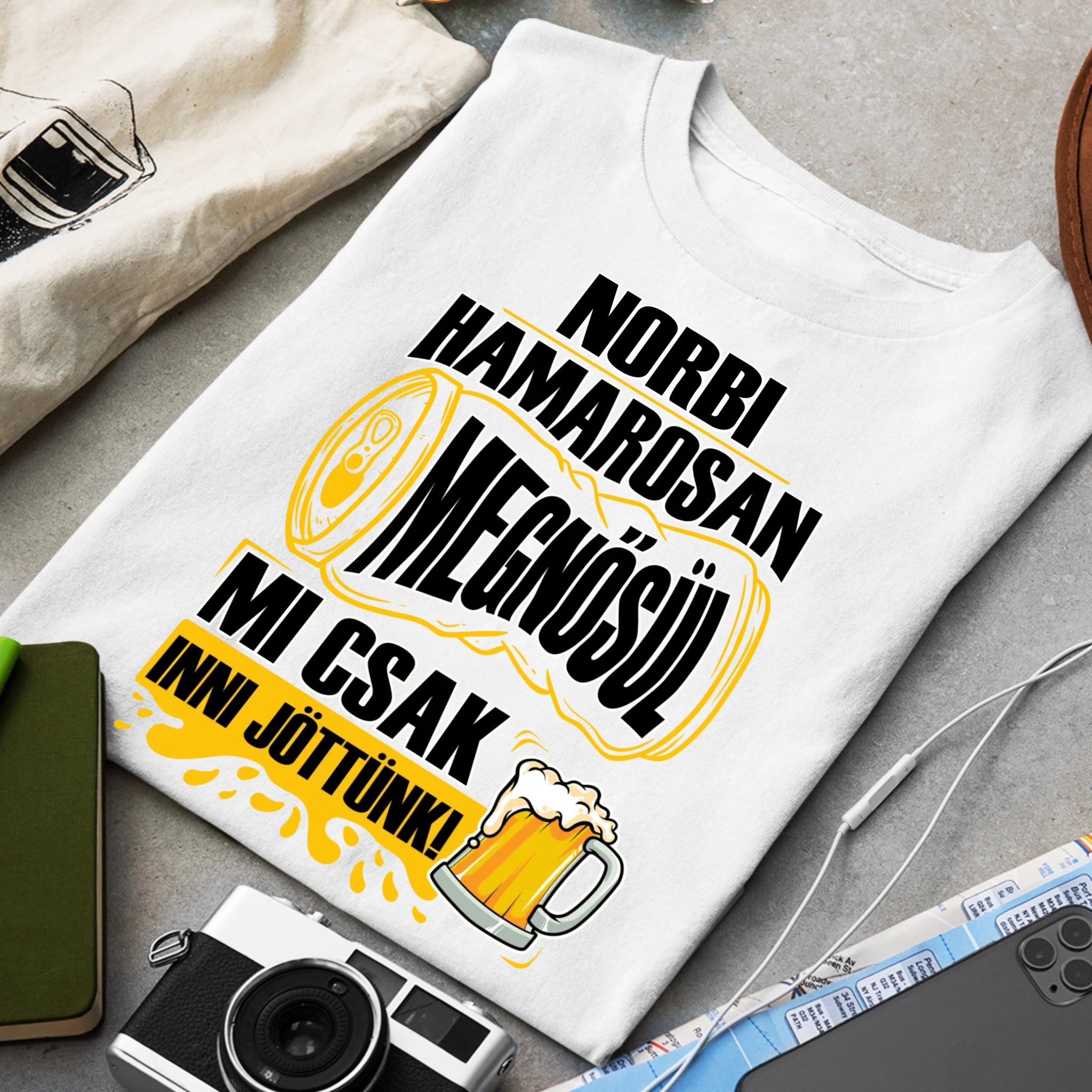 Hamarosan megnősül - egyedi neves legénybúcsú póló