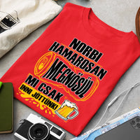 Hamarosan megnősül - egyedi neves legénybúcsú póló