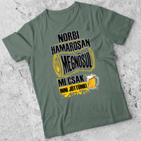 Hamarosan megnősül - egyedi neves legénybúcsú póló