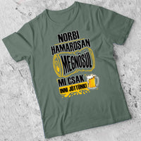 Hamarosan megnősül - egyedi neves legénybúcsú póló