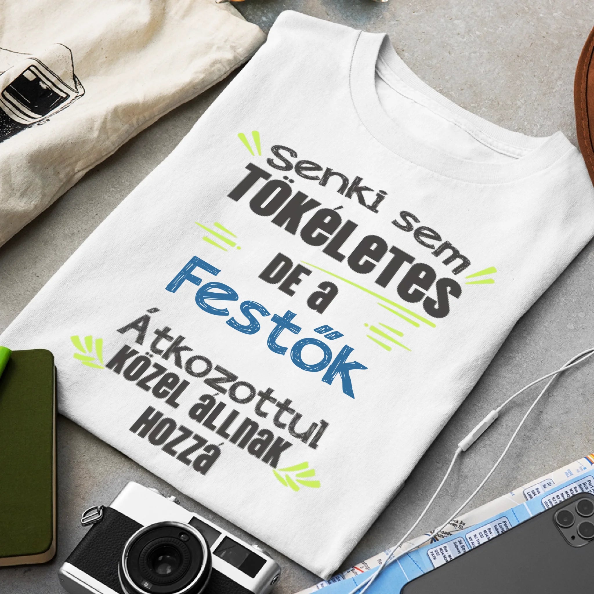 Tökéletes szakma póló - Egyedi szerkeszthető feliratos póló szakembereknek