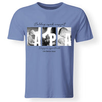 Ajándék Apáknak - Egyedi képes Apa szeretünk póló