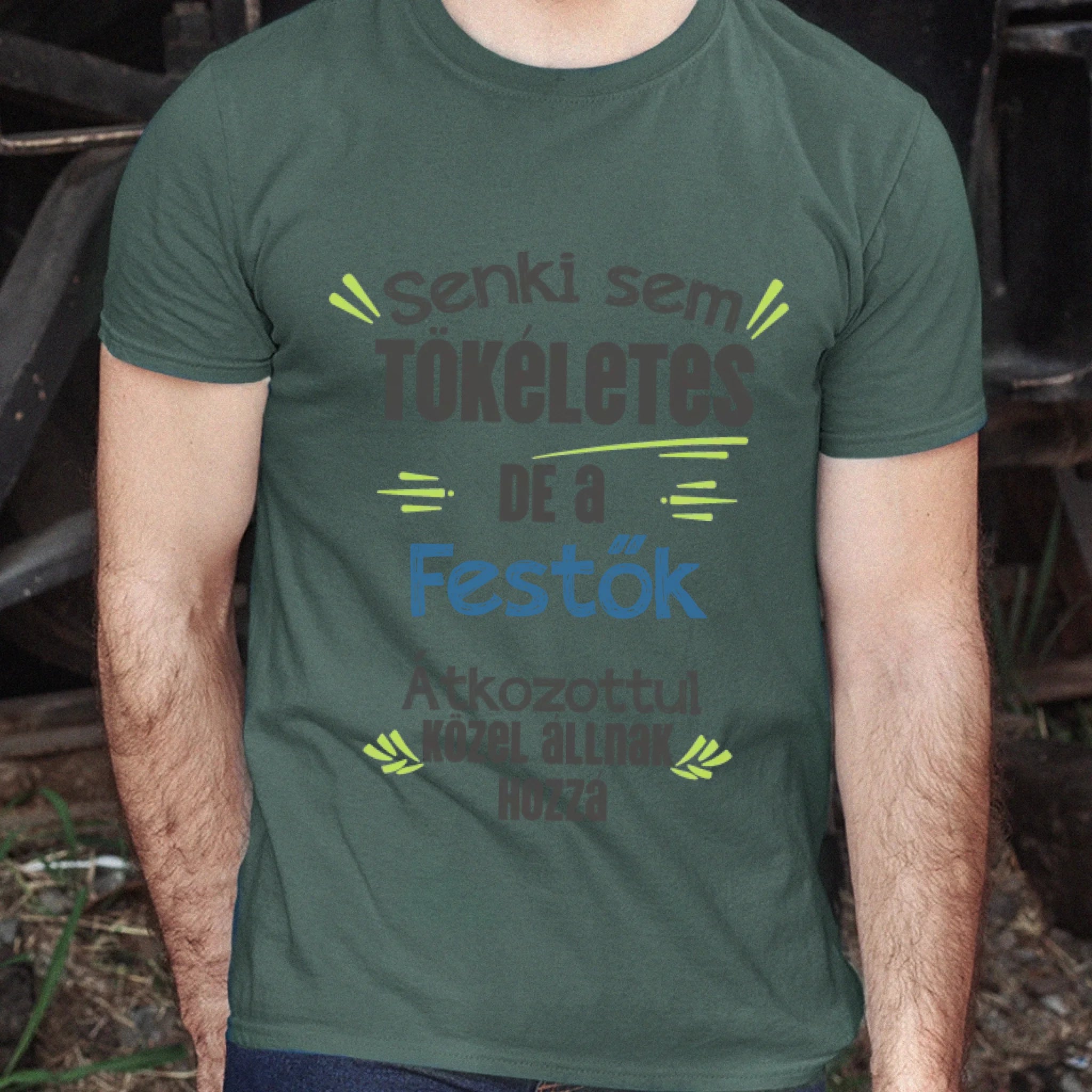 Tökéletes szakma póló - Egyedi szerkeszthető feliratos póló szakembereknek