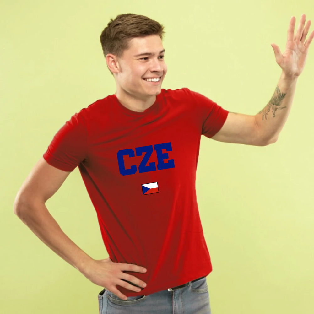 Cseh egyedi mez póló névvel és számmal 