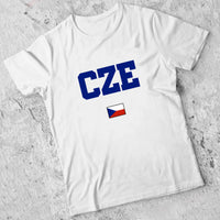 Cseh egyedi mez póló névvel és számmal 