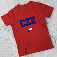 Cseh egyedi mez póló névvel és számmal 