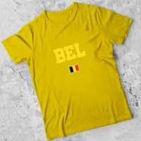 Belga egyedi mez póló névvel és számmal