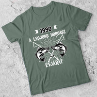 Szülinapi ajándék horgászoknak - A legjobb horgász évjárat férfi póló