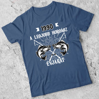 Szülinapi ajándék horgászoknak - A legjobb horgász évjárat férfi póló