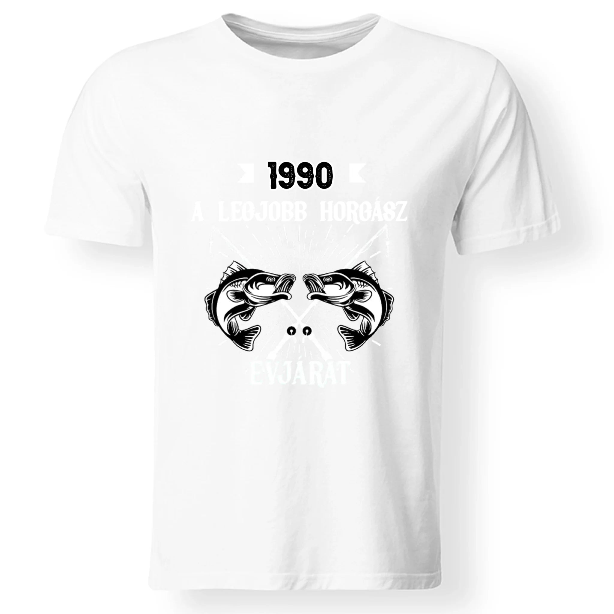 Szülinapi ajándék horgászoknak - A legjobb horgász évjárat férfi póló