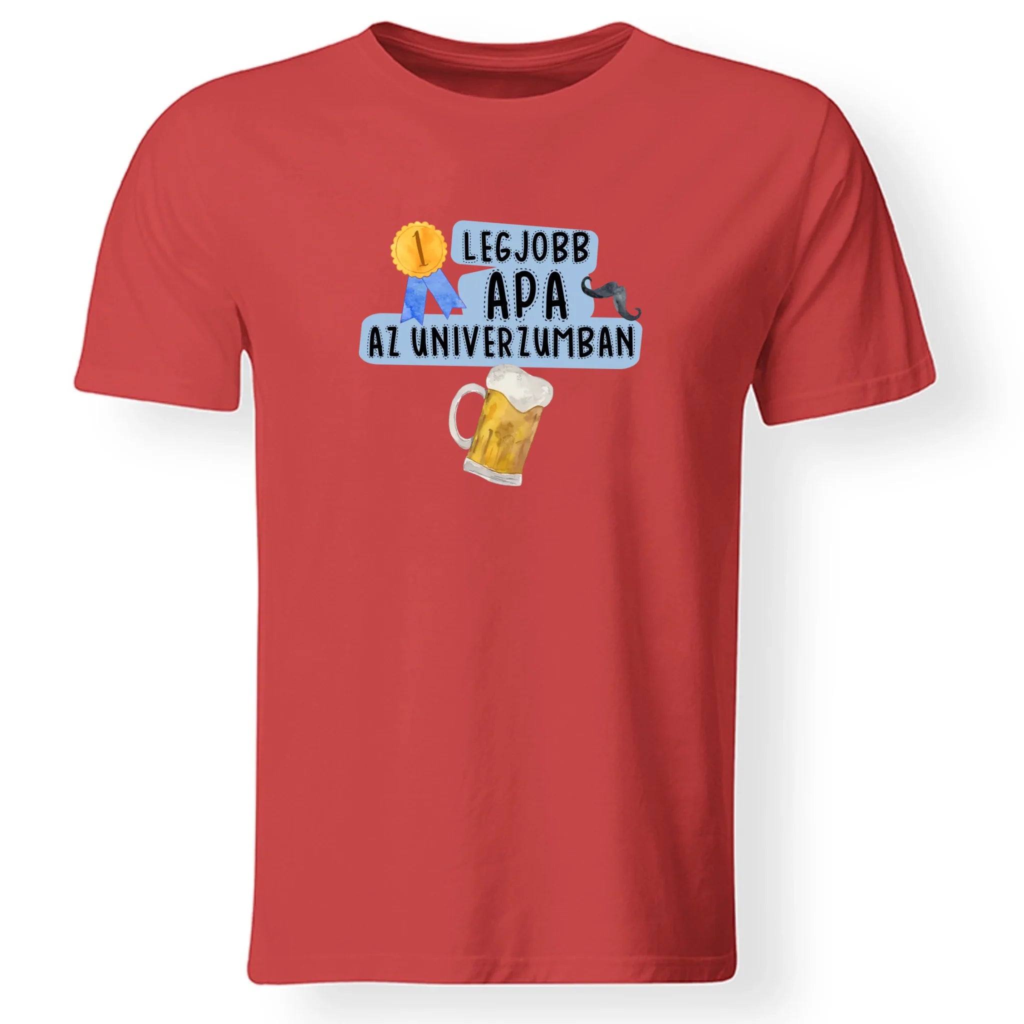 Legjobb apa férfi póló 3 választható rá jellemző tárggyal