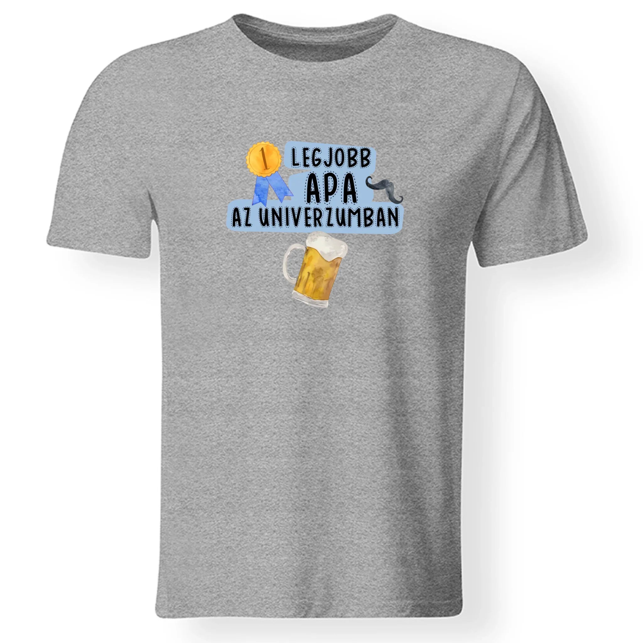 Legjobb apa férfi póló 3 választható rá jellemző tárggyal