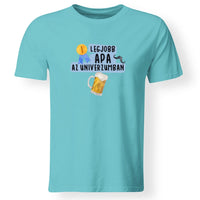 Legjobb apa férfi póló 3 választható rá jellemző tárggyal