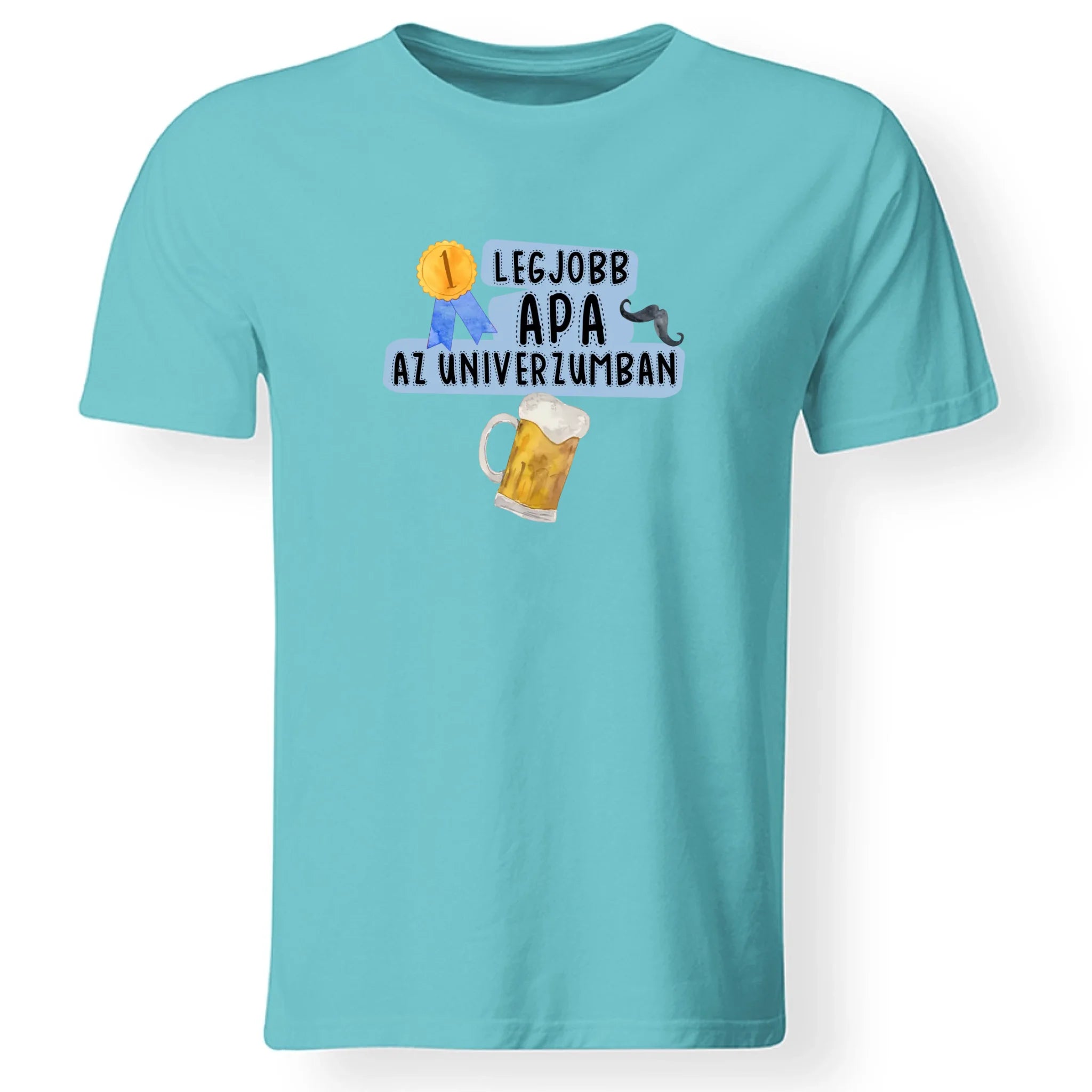 Legjobb apa férfi póló 3 választható rá jellemző tárggyal