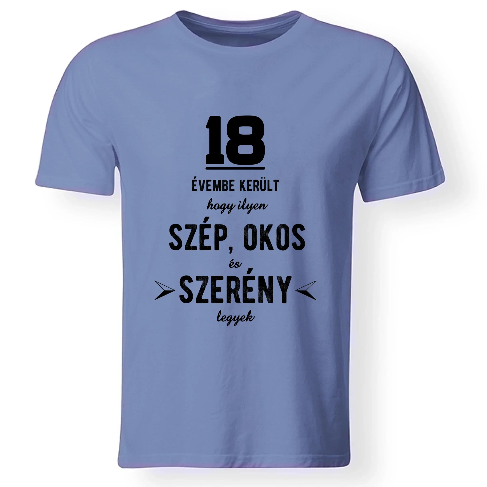 Szép és okos 18. szülinapi póló férfinak