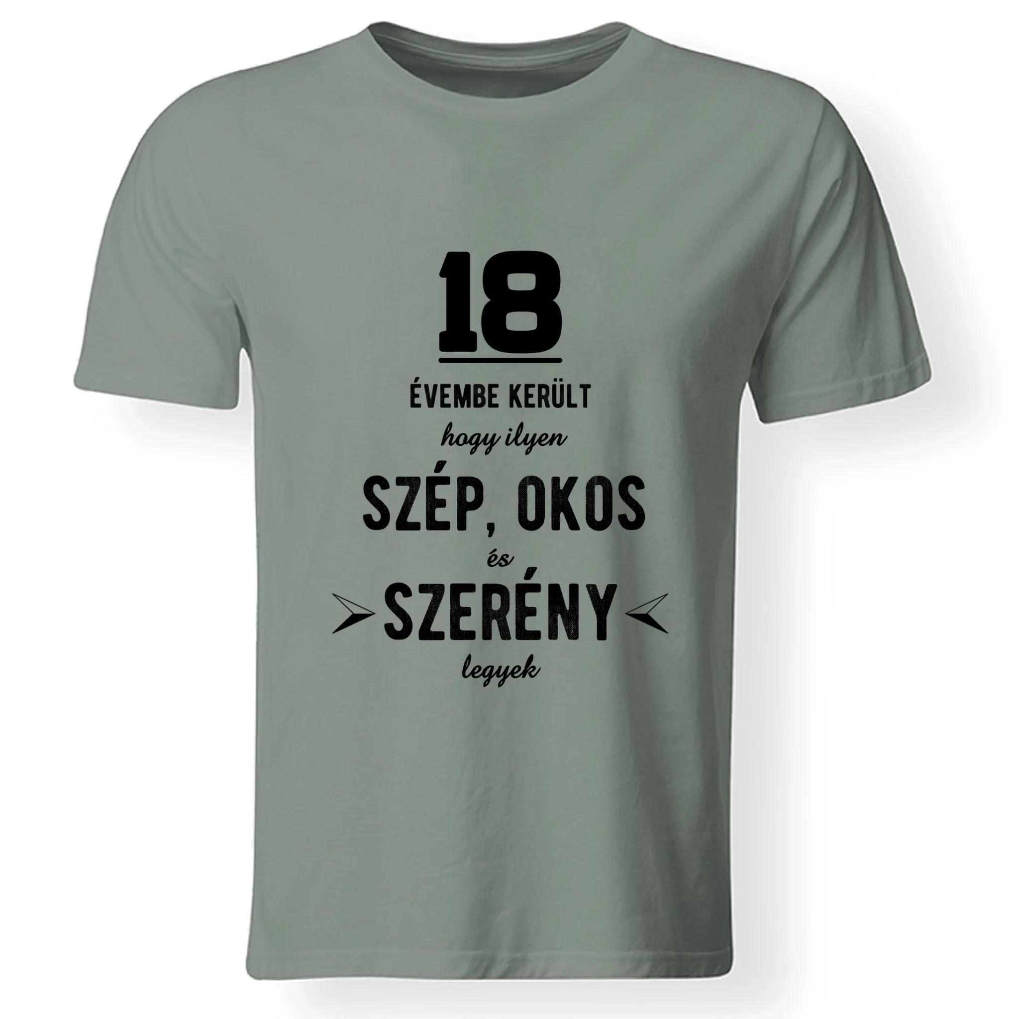 Szép és okos 18. szülinapi póló férfinak