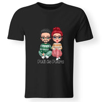 Karácsonyi cuki páros férfi póló