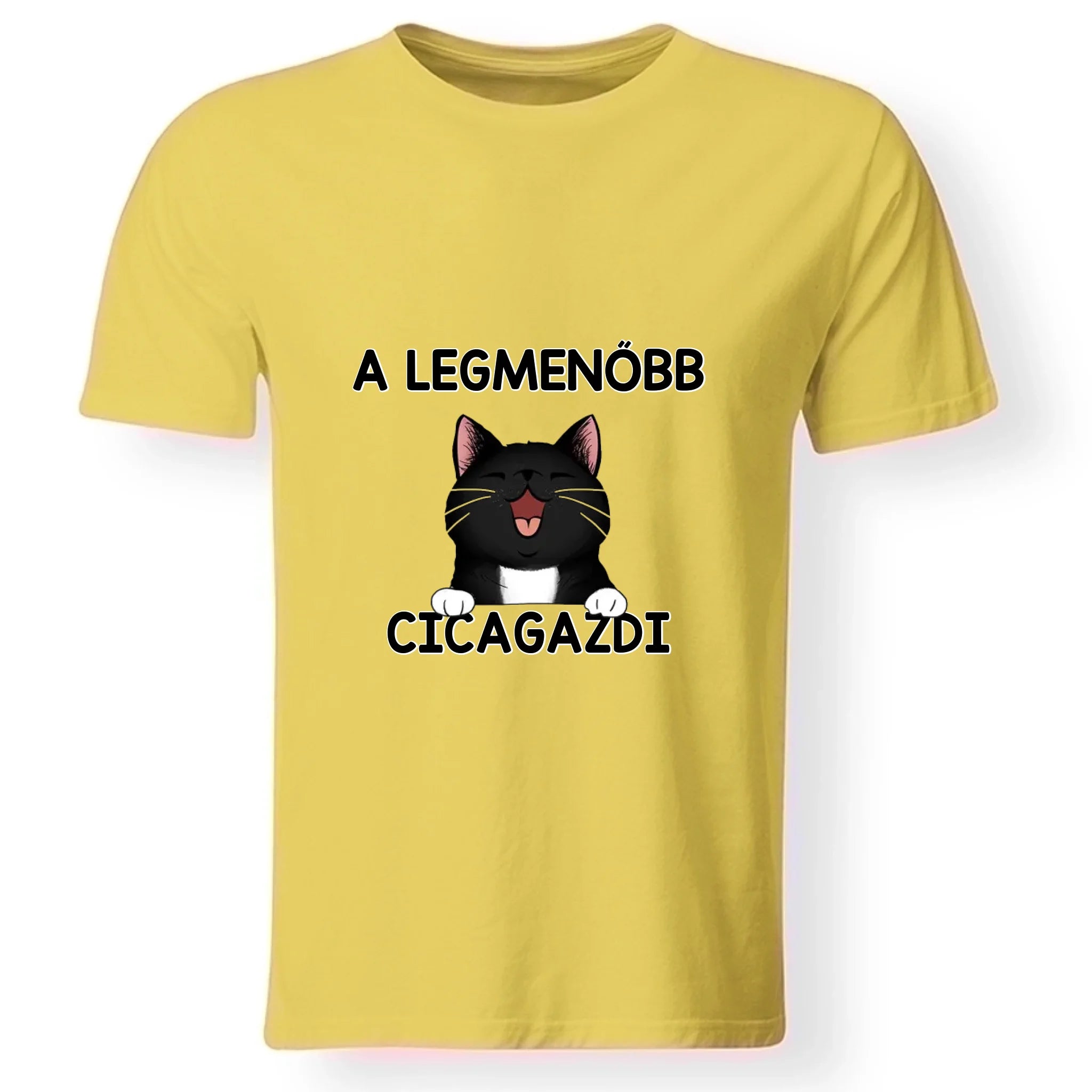 Menő Cicagazdi Póló Férfiaknak