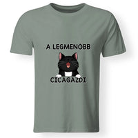 Menő Cicagazdi Póló Férfiaknak