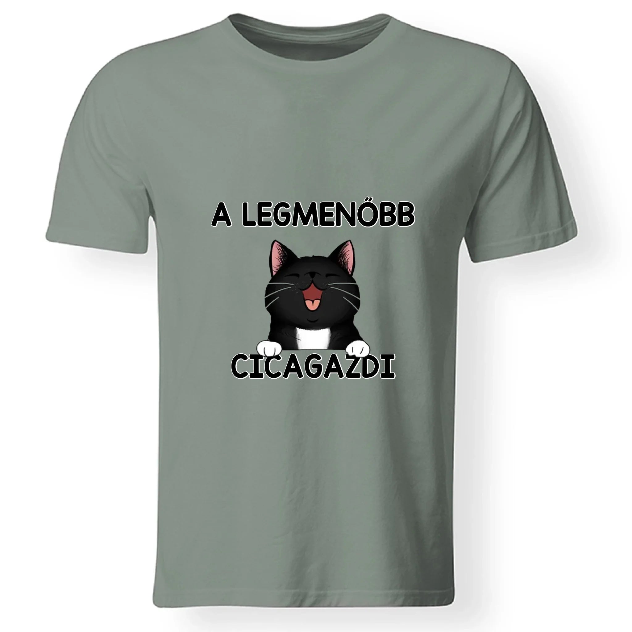 Menő Cicagazdi Póló Férfiaknak