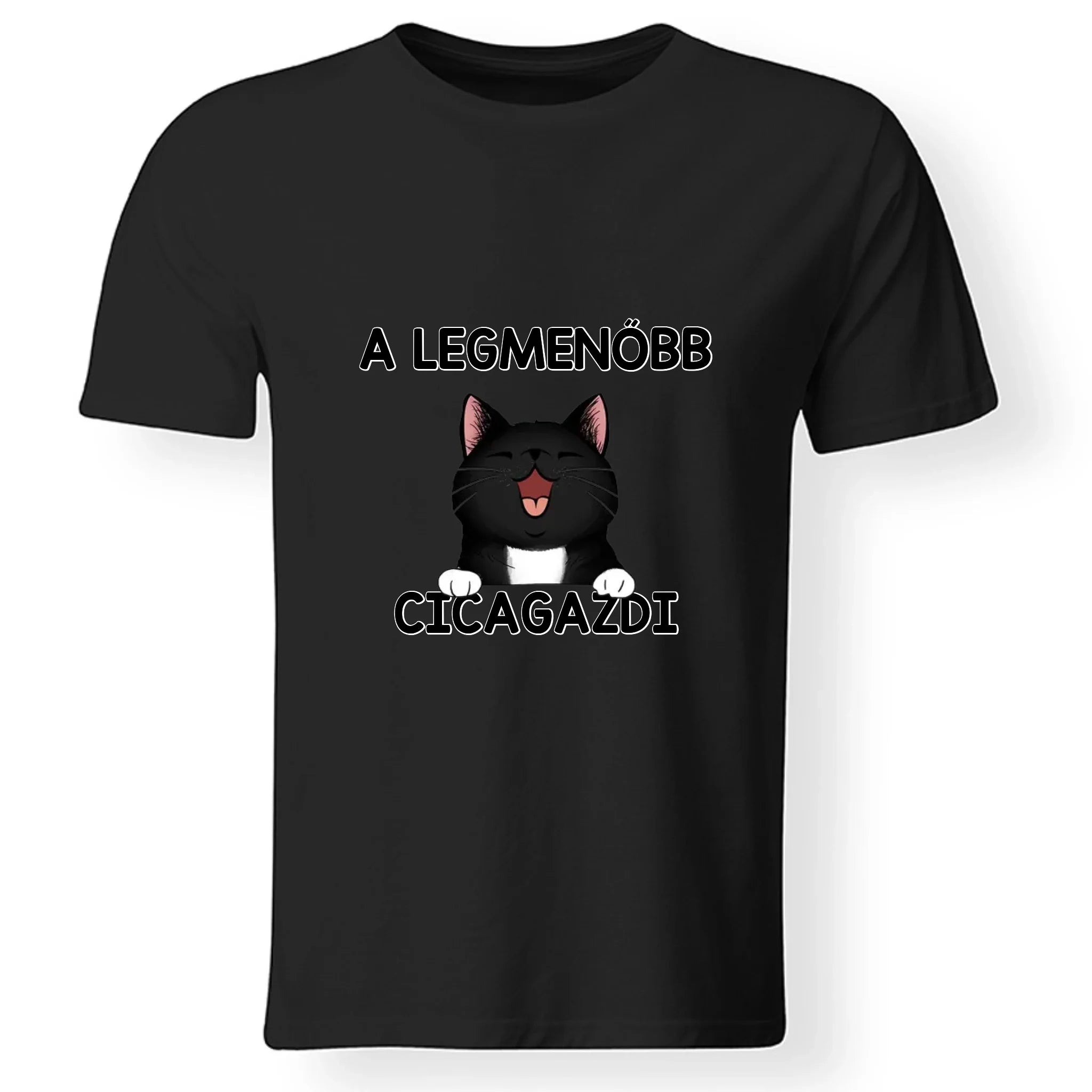 Menő Cicagazdi Póló Férfiaknak