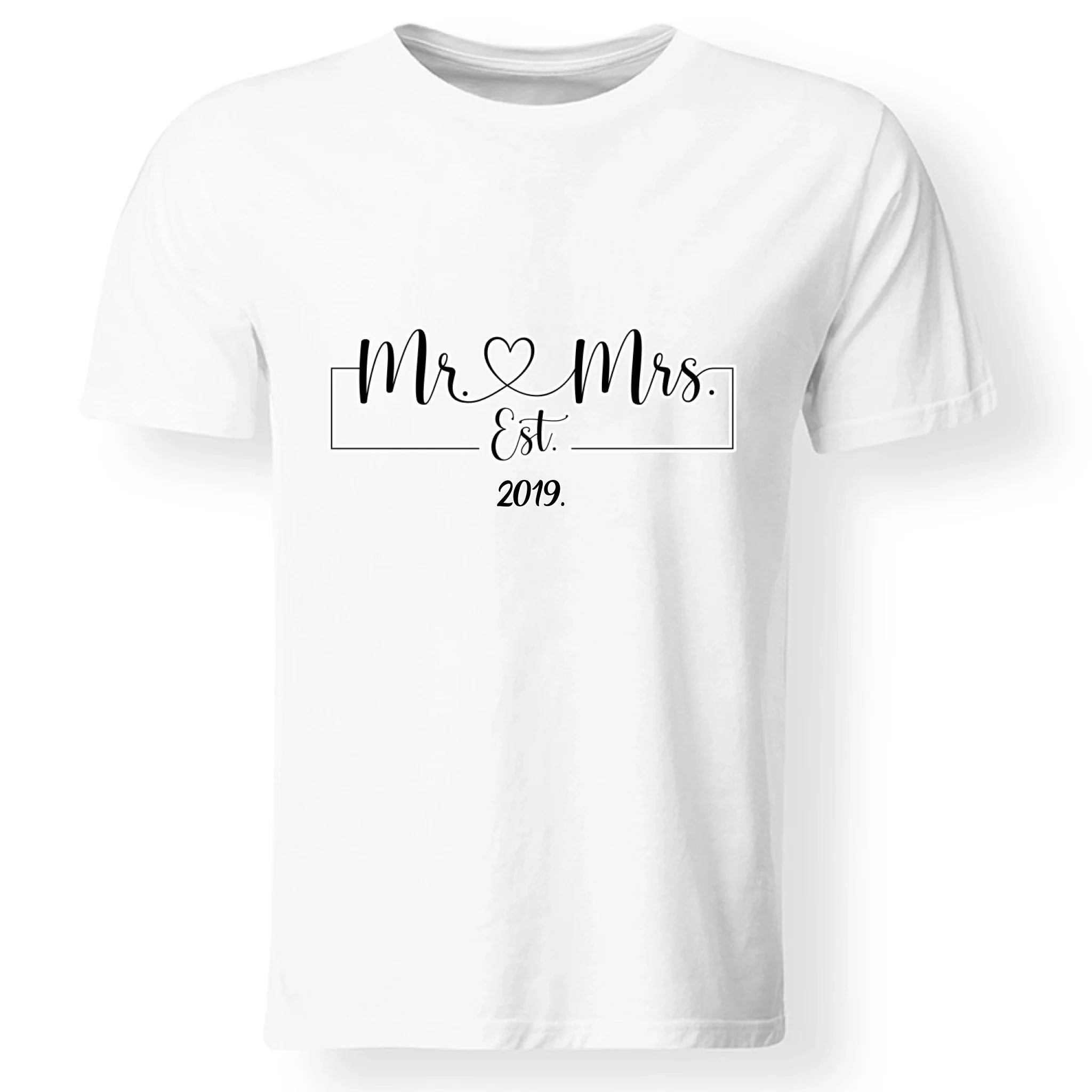 Mr és Mrs póló férfiaknak