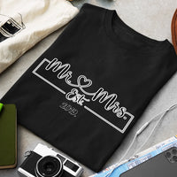 Mr és Mrs póló férfiaknak