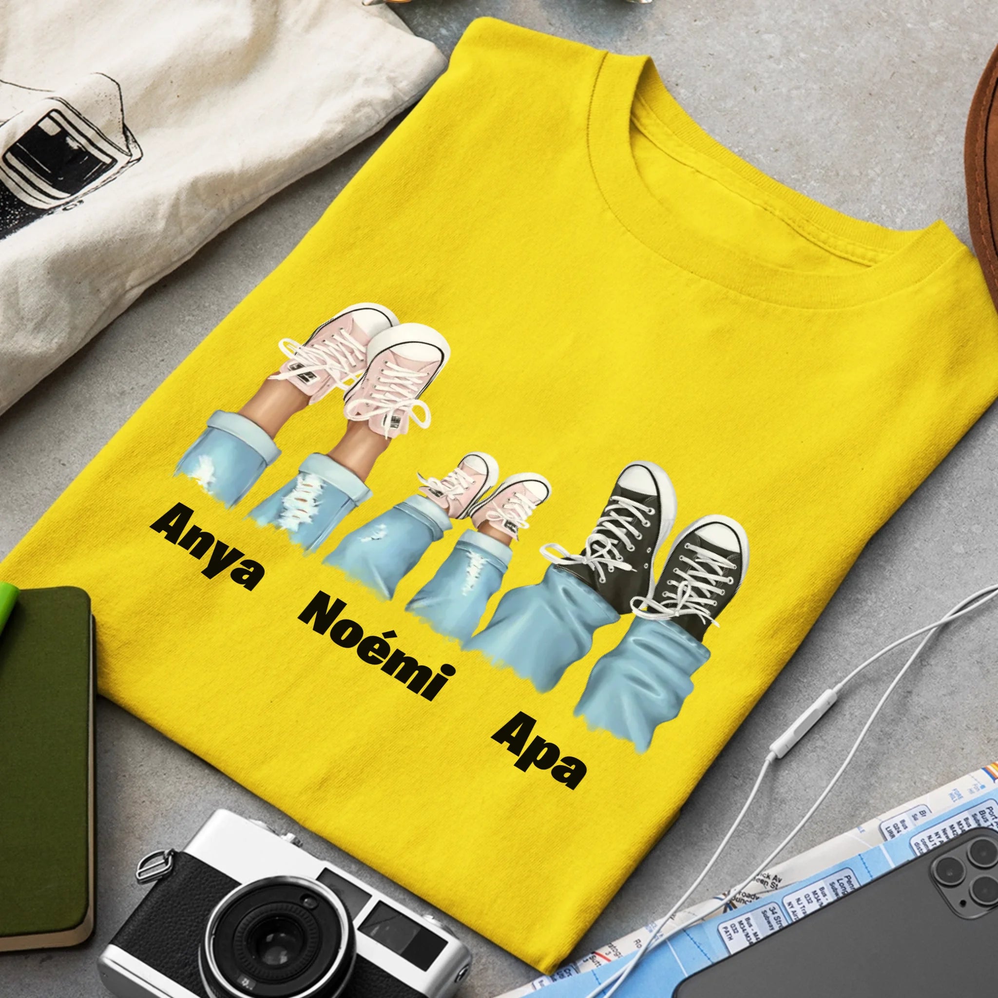 Tornacipős család férfi póló