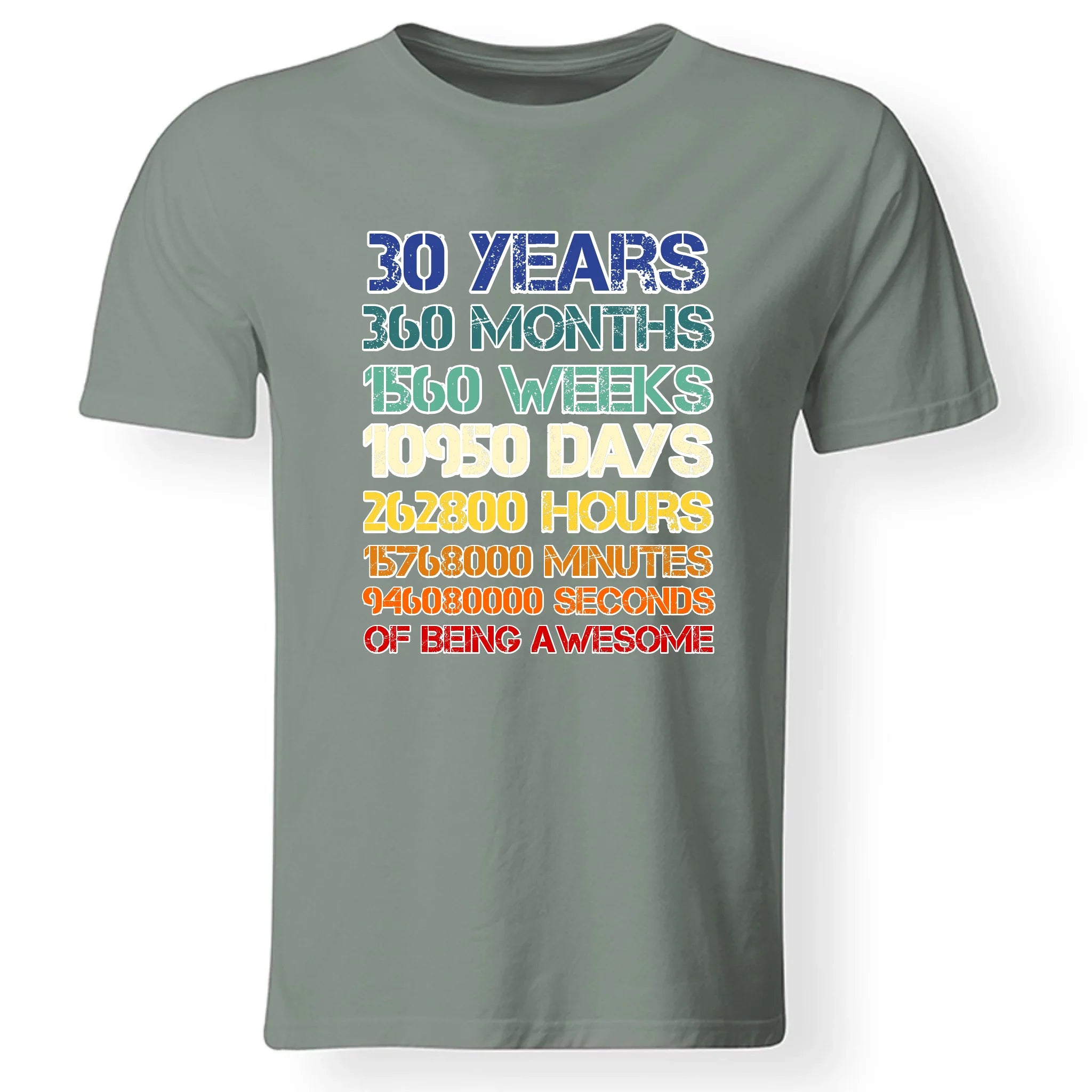 30-as szülinapi póló férfiaknak