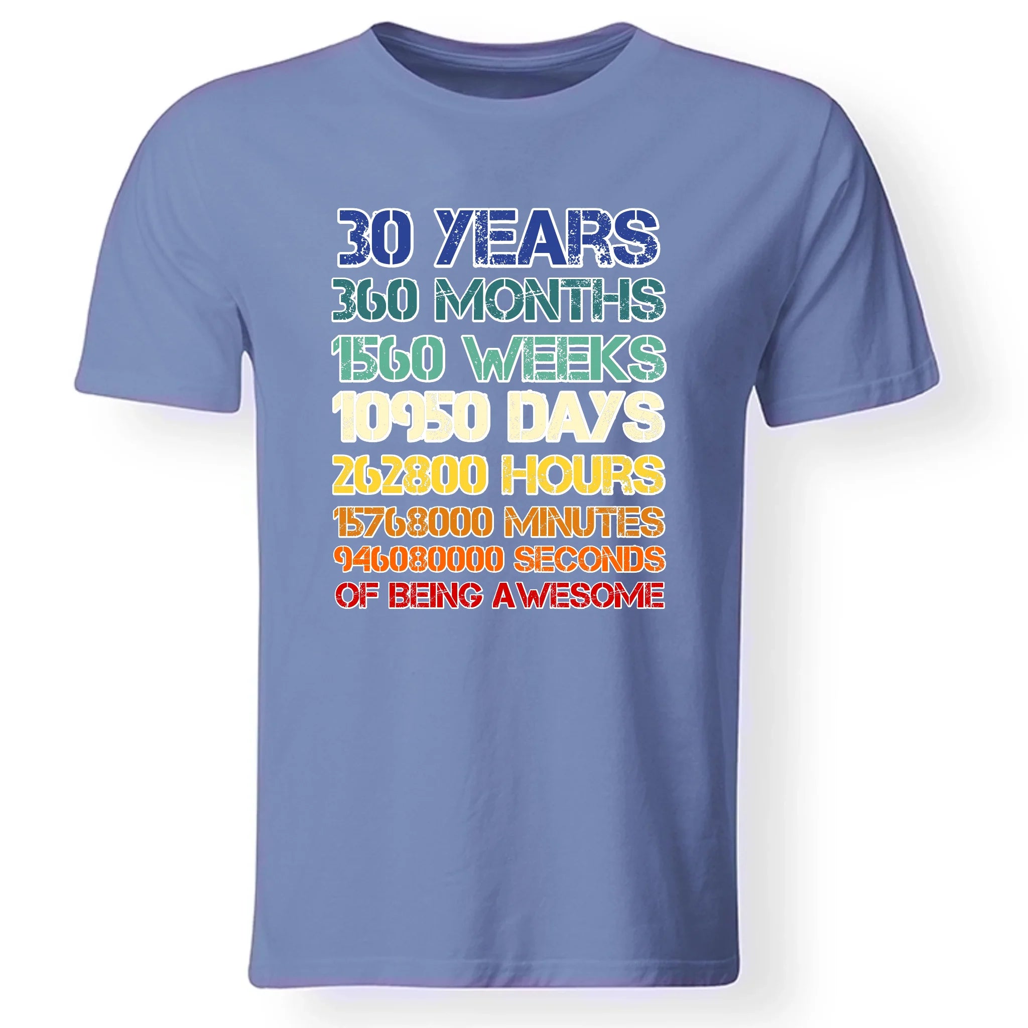 30-as szülinapi póló férfiaknak