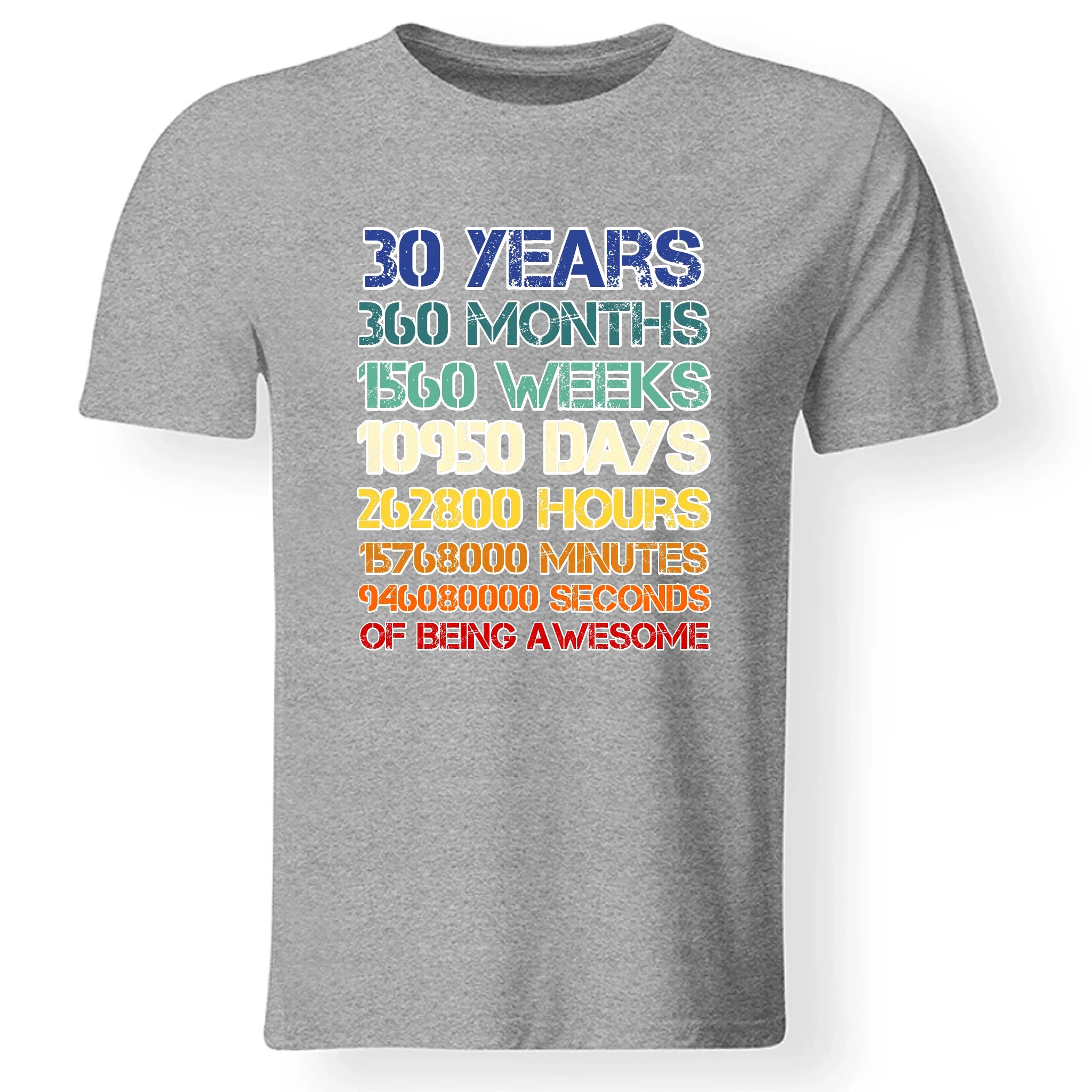30-as szülinapi póló férfiaknak