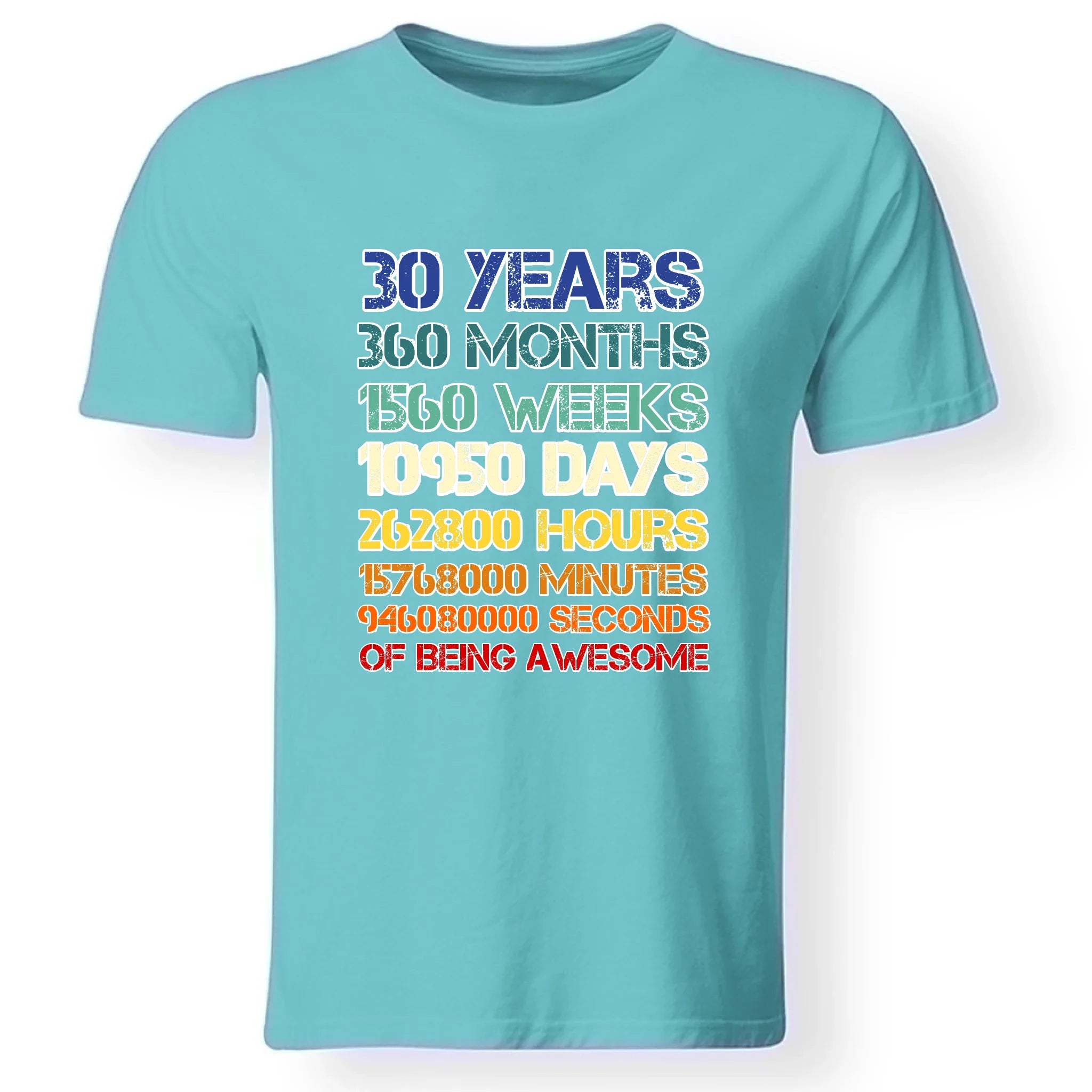 30-as szülinapi póló férfiaknak