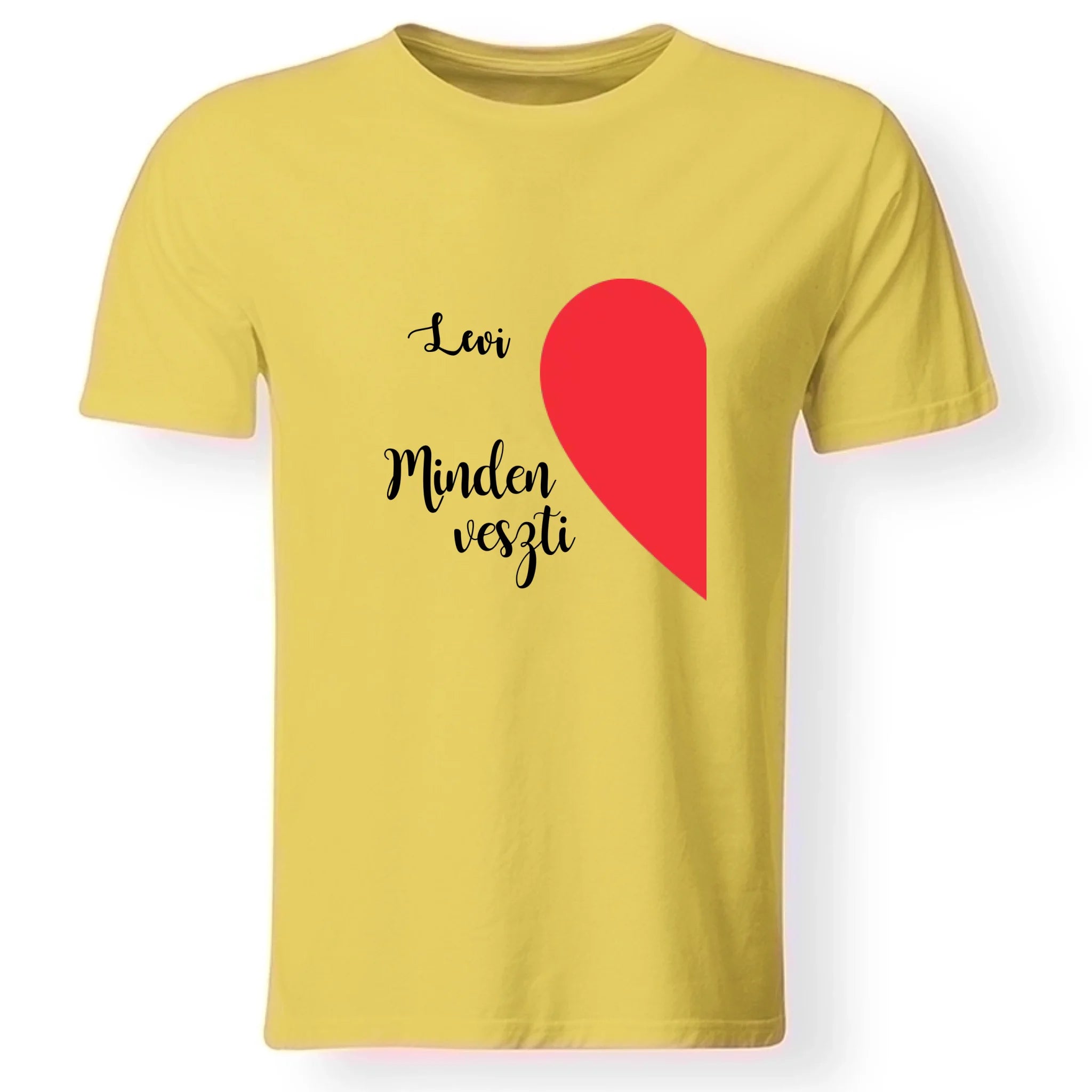 Összeillesztős szív póló férfi