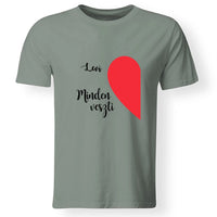 Összeillesztős szív póló férfi