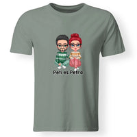  Karácsonyi családos férfi póló