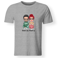  Karácsonyi családos férfi póló