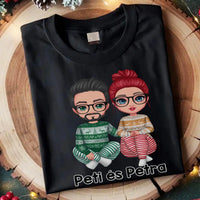 Karácsonyi családos férfi póló