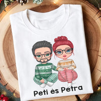 Karácsonyi családos férfi póló