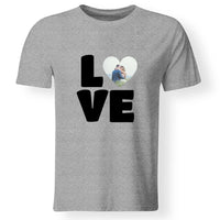 LOVE egyedi fényképes férfi póló