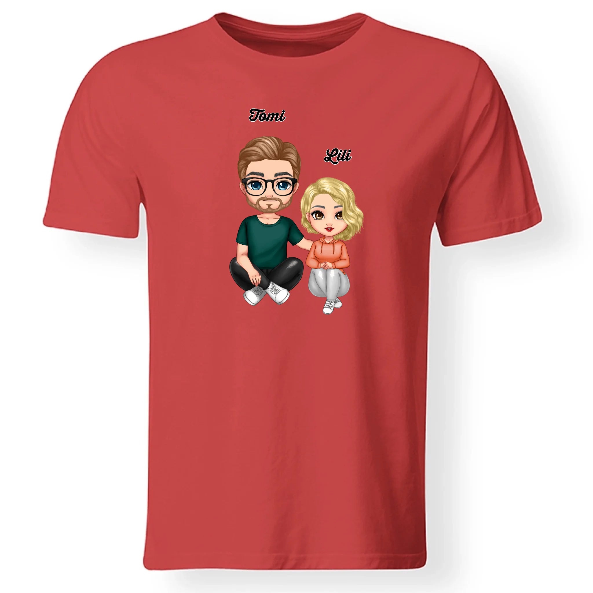 Cukifejű karakteres apa-fia póló