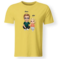 Cukifejű karakteres apa-fia póló