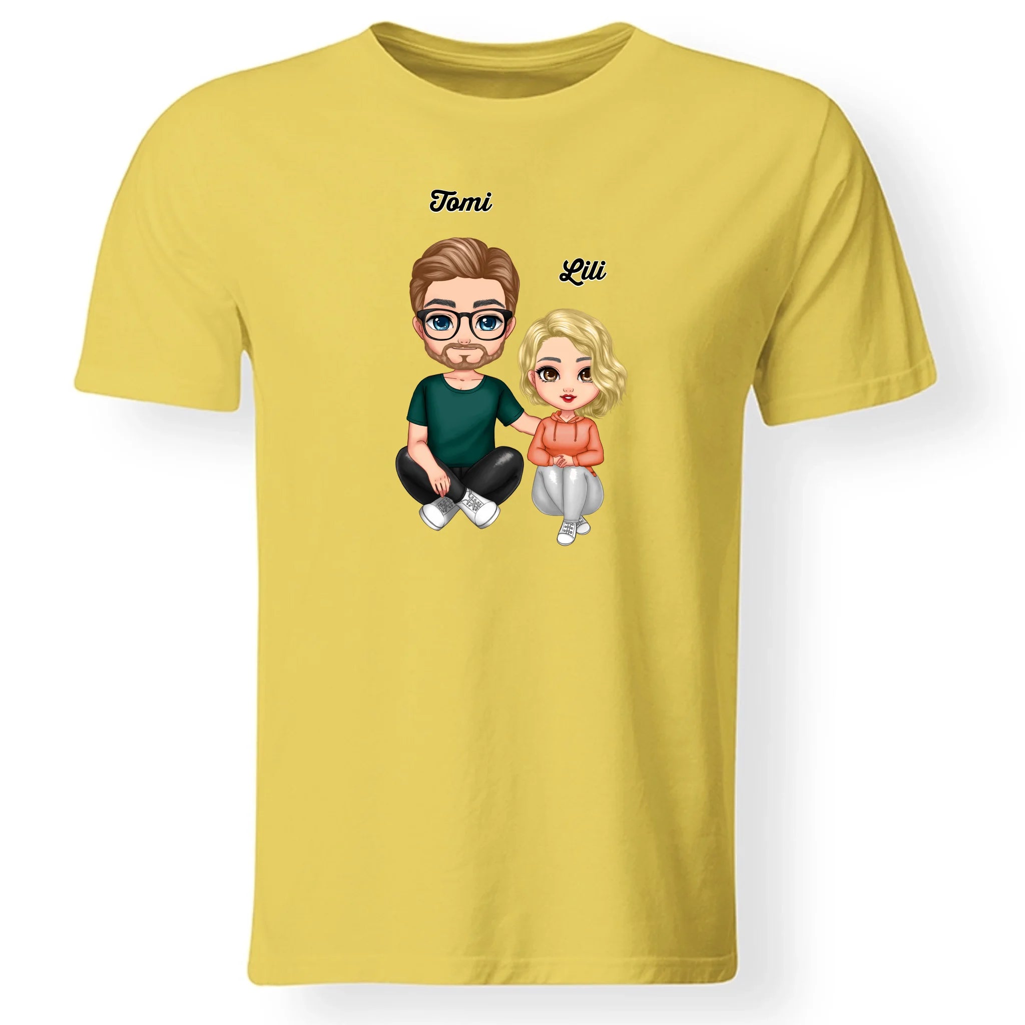 Cukifejű karakteres apa-fia póló