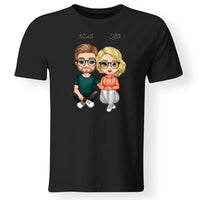 Cukifejű karakteres férfi póló pároknak