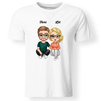 Cukifejű karakteres férfi póló pároknak