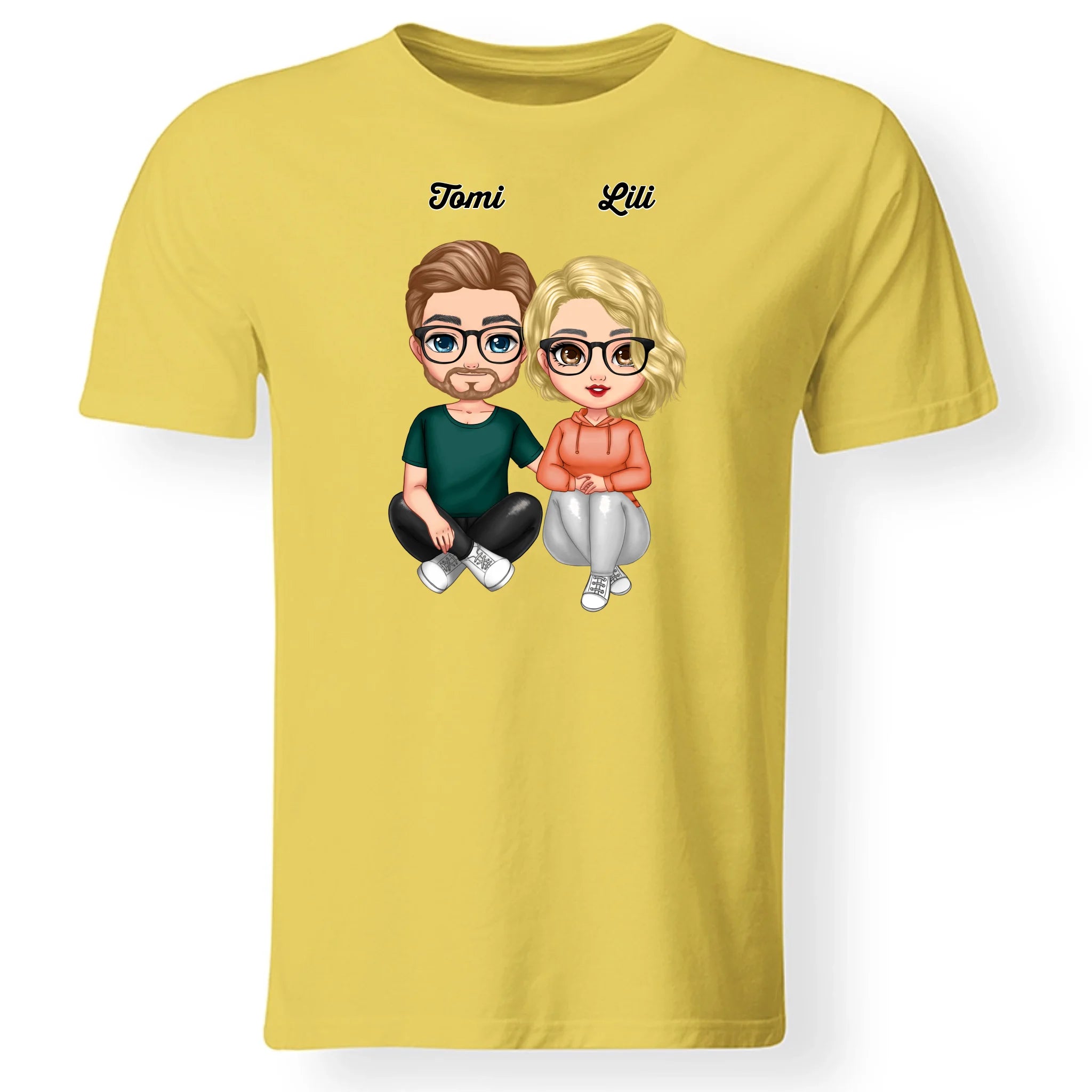 Cukifejű karakteres férfi póló pároknak