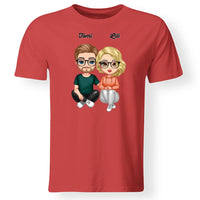 Cukifejű karakteres férfi póló pároknak